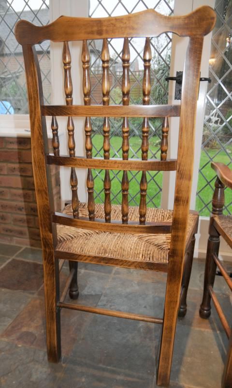 Set 6 Spindleback Kitchen Dining Chairs Spindle  