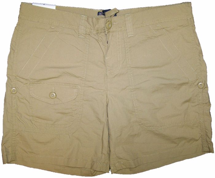 Polo Jeans Co. Ralph Lauren Womens Roll Up Shorts Khaki NWT Ö  