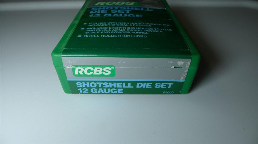 RCBS 12GA 12 Gauge Reloading Die Set Shotgun VERY RARE  