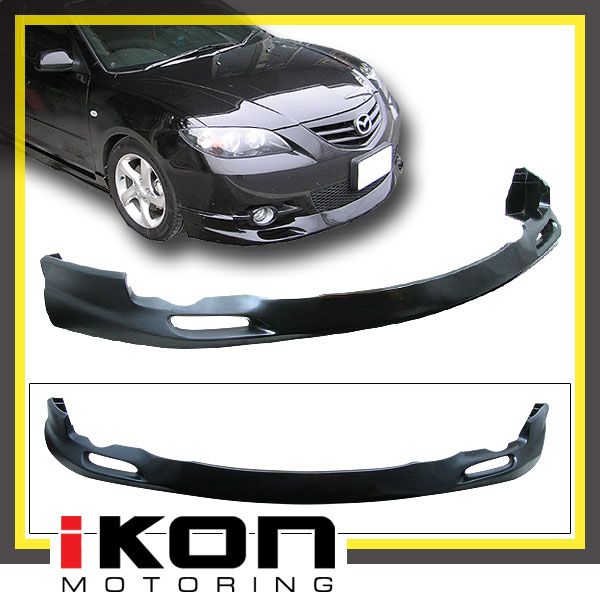 04 06 MAZDA 3 S TYPE URETHANE FRONT BUMPER LIP SPOILER  