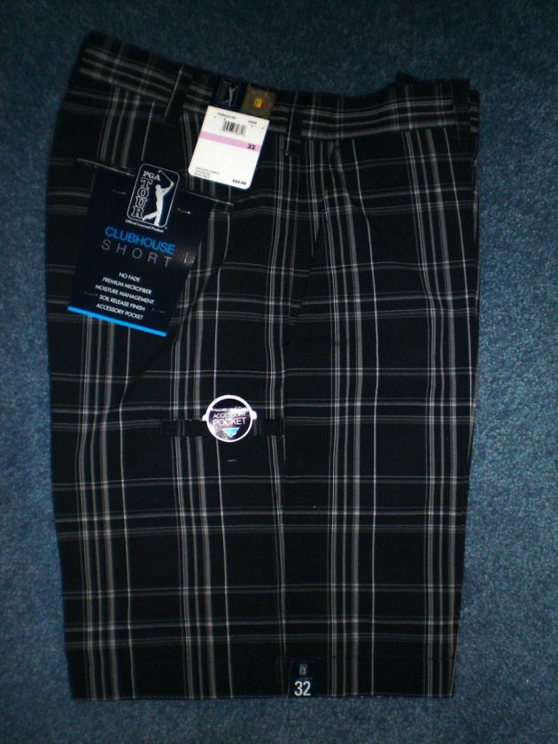 NWT$45 Mens PGA TOUR CLUBHOUSE Shorts 32 34 36 38 42 44  