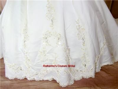 Wedding Dress Bridal Prom sz 8 Gown #802 In Stock  