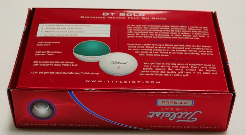 NEW Titleist DT Solo Lot of 5 Dozen (60) Golf Balls   NO LOGOS  