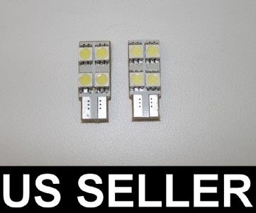 T10 194 168 W5W 4 SMD LED Lamp Bulb 12V white  