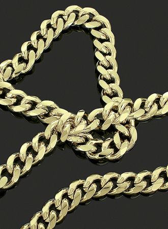 24 30 Inch Mens 14k Gold Plated 3D Miami Cuban Link 11 mm Chain Hip 