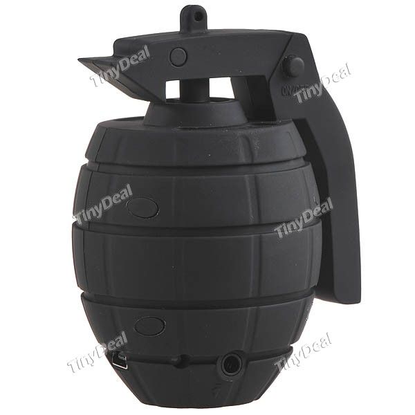 Mini Grenade Style Stereo Speaker Amplifier CSK 49489  