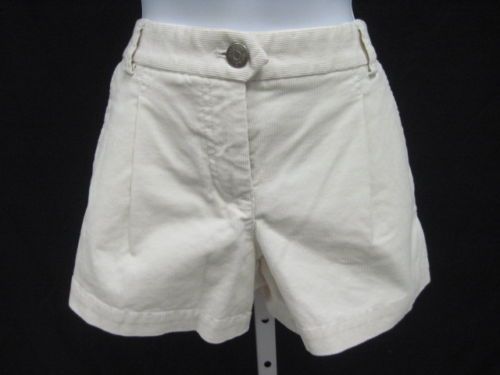 NWT J. CREW Cream Corduroy Shorts Sz. 6 $48  