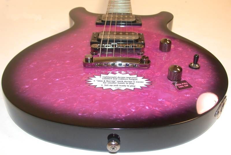 DAISY ROCK Stardust Elite, Midnight Purple Burst, Electric Guitar, 14 