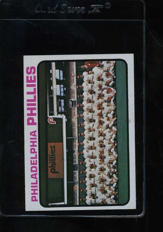 1973 TOPPS #536 PHILLIES TEAM EXMT HIGH# *03166  