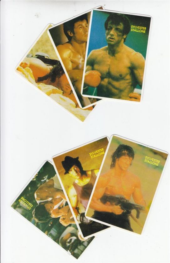  lobo portugal sylvester stallone set of 12 cards 