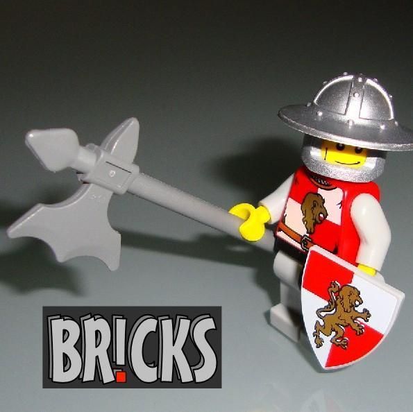 Medieval LION KNIGHT Minifig LEGO Kingdoms Castle k2  