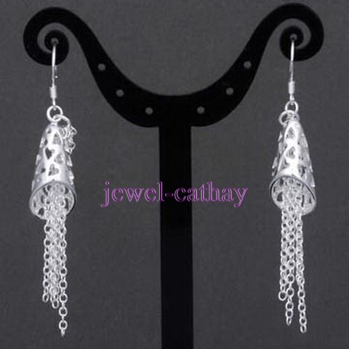 New Amazing Free Ship Hollowed out Long Dangle Earrings  