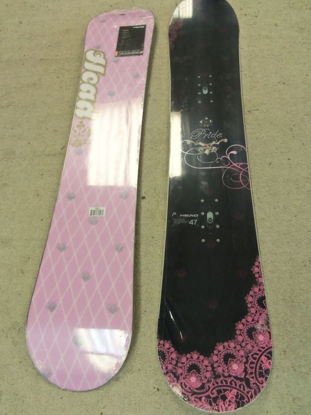 Head Pride Snowboard Deck 147CM 24CM width pink/black wood core all 