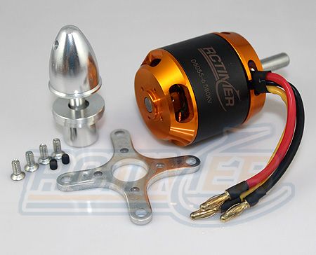 RCTIMER D5055 6 580KV Outrunner Brushless Motor For RC Airplane  