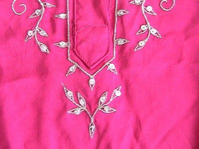 Designer Ethnic Indian Tunic Kurti/Kurta Top Size XL  