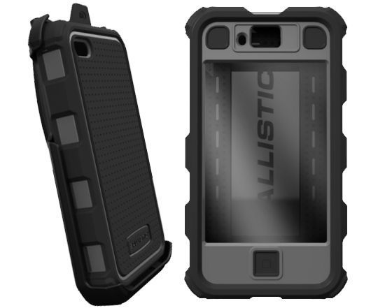 NEW BALLISTIC HC CASE HOLSTER 4 APPLE IPHONE 4 4S WHITE IPHONE 