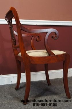 Duncan Phyfe Mahogany Harp / Lyre Back Chairs  