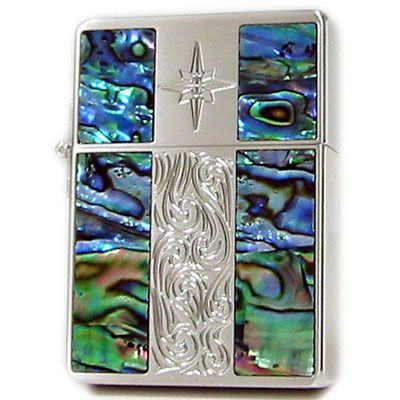 1935 CLASSIC TYPE JAPAN PEARL SHELL MYSTIC SEA D ZIPPO  