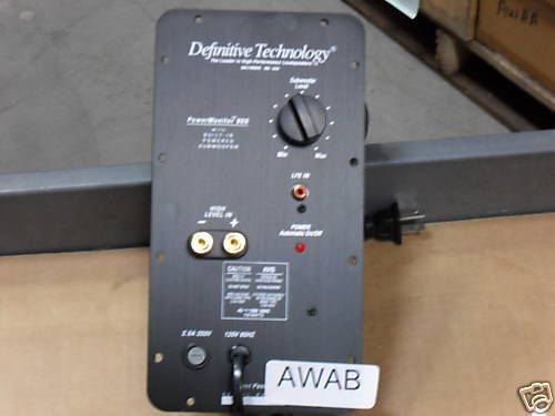 Definitive Technology PM900 LOW LEVEL PANEL p/n AWAB  