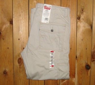 Levis Mens 642 Loose Straight Cargo Pants Silver Birch #0002  