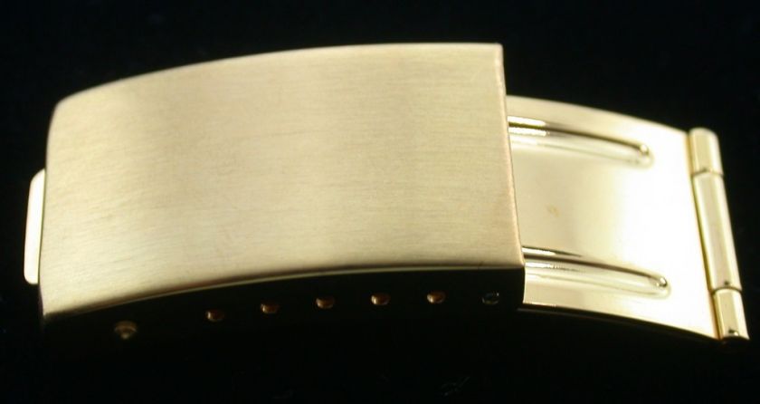 GOLD CLASP FOR ROLEX OYSTER OR JUBILEE WATCH BAND 20MM  