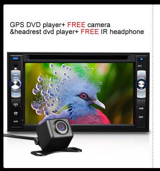   Dash 1Din Car 7 Motorized HD LCD Monitor for DVD VCD Free Ship  