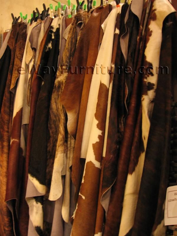 ONE BRAZILIAN COWHIDE RUG TOP QUALITY CHROME TANNED FIRST GRADE HUGE 