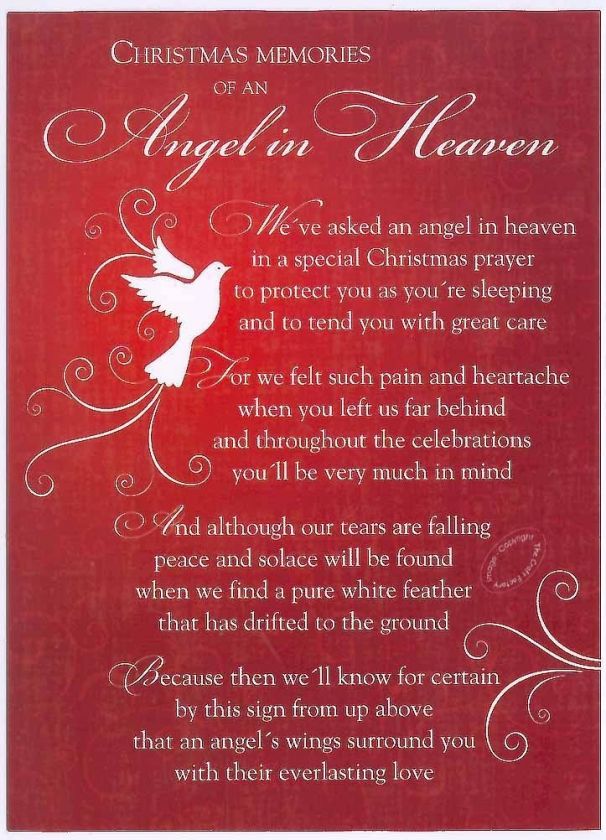 Grave Card / XMAS  Angel in Heaven   FREE Holder CM14 5060131750491 