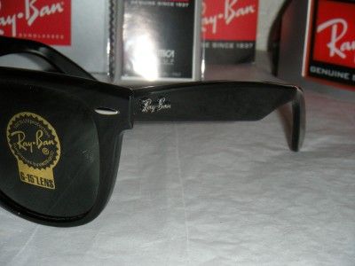 RAY BAN 2140 901 SHINY BLACK WAYFARER SIZE 50MM 805289126577  