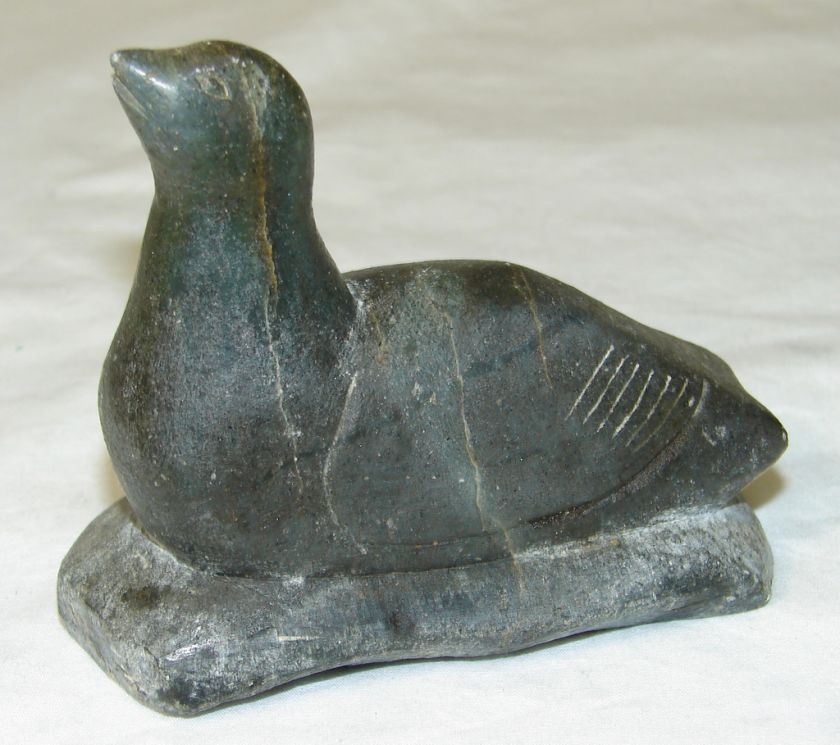 Vintage Inuit/Eskimo Stone Carving Bird/PTARMIGAN?  