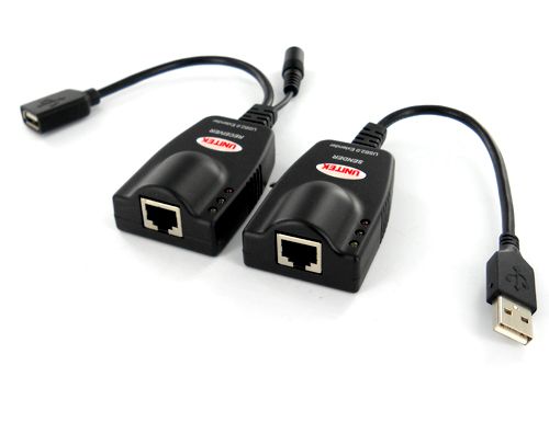 USB 2.0 Over Cat5 Extender (330 ft. w/ built in power)  