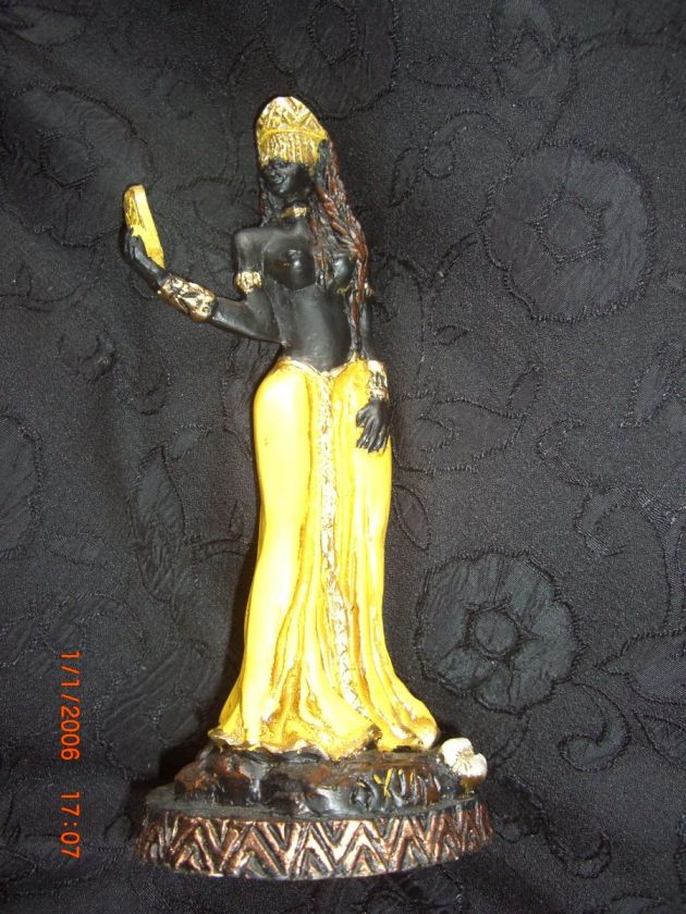 OCHUN OSUN OSHUN AFRO YORUBAN ORISHA SANTERIA STATUE  