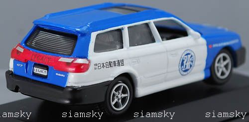 SUBARU LEGACY JAF JAPAN diecast car 172 Real X #66  