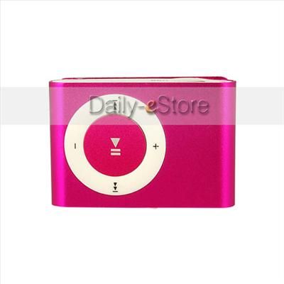 2GB  PLAYER MINI METAL w. CLIP Multi Color NEW  