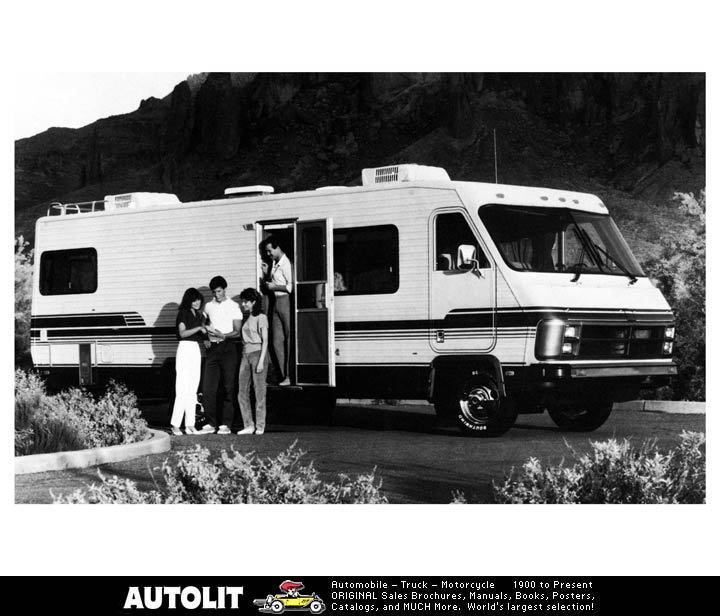 1987 GMC Motorhome RV Factory Photo  