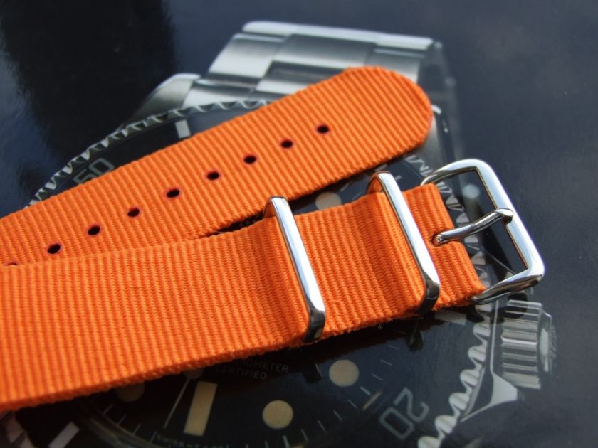 G10 NATO Military Watch Strap   Bright Orange  