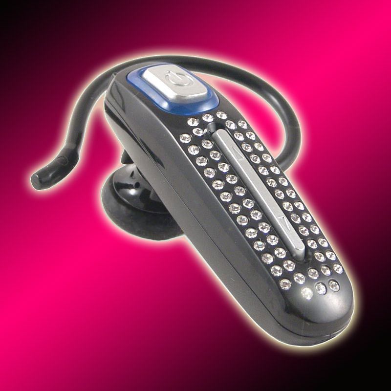 New G Lux Bling Swarovski Crystal Bluetooth Headset  