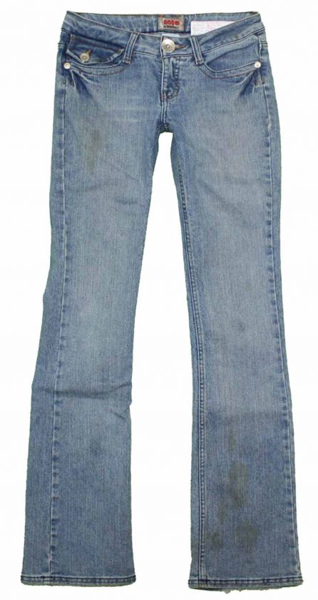 No Boundaries sz 3 Womens Juniors Blue Jeans EE55  