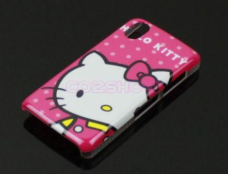 Hot Pink Hello Kitty Hard Case for LG Cookie KP500 KP501  