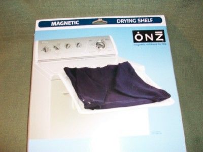 COLLAPSIBLE MAGNETIC DRYING SHELF FITS ON DRYER/WASHER  