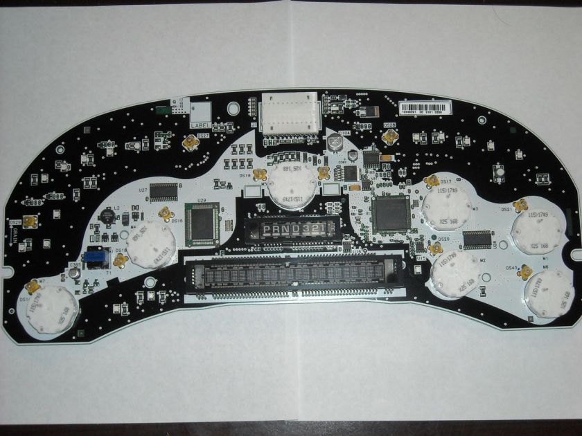   FACTORY DELPHI INSTRUMENT CLUSTER PC BOARD 2003 2005 SILVERADO TRUCKS