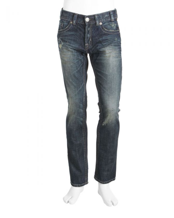 MEK Denim Washington Slim Dark Blue Jeans  