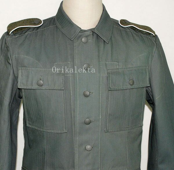 GERMAN HEER EM HBT M43 FIELD TUNIC & TROUSERS XL 45423  