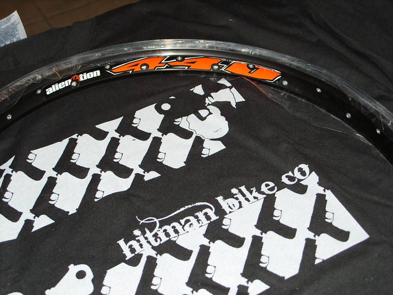 ALIENATION 440 X LACE 20bmx bike RIM 36h BLACK new $39  