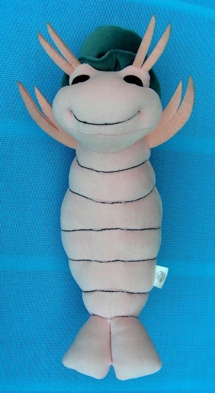 Rare Bubba Gump Plush Stuffed Shrimp with Hat and Tag  