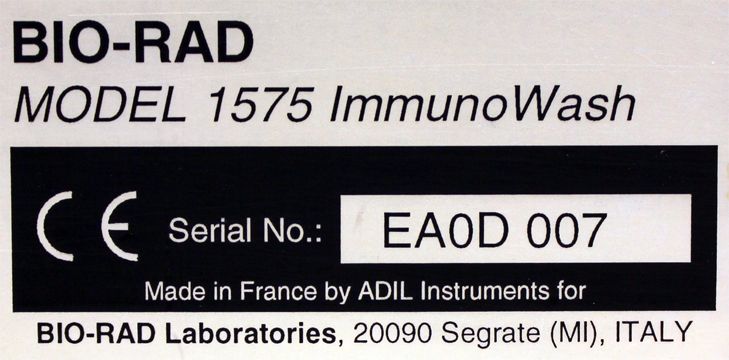 Bio Rad 1575 ImmunoWash Microplate Washer BioRad  