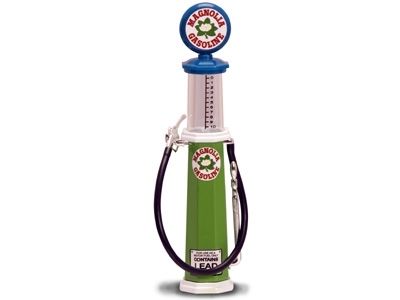 MAGNOLIA GASOLINE VINTAGE GAS PUMP CYLINDER 1/18 SCALE  