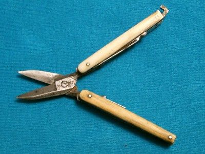 LOT 7 WADSWORTH GERMAN STAG BONE KNIFE KNIVES FOLDING POCKET PENKNIFE 