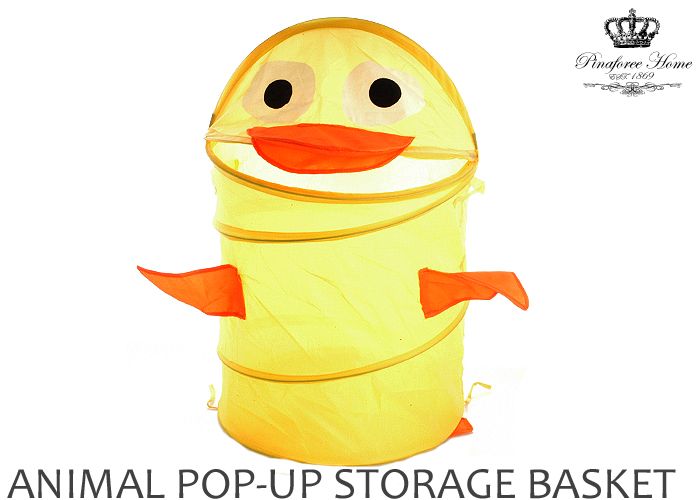 Animals Pop Up Storage Clothes Laundry Bin Hamper Toy  