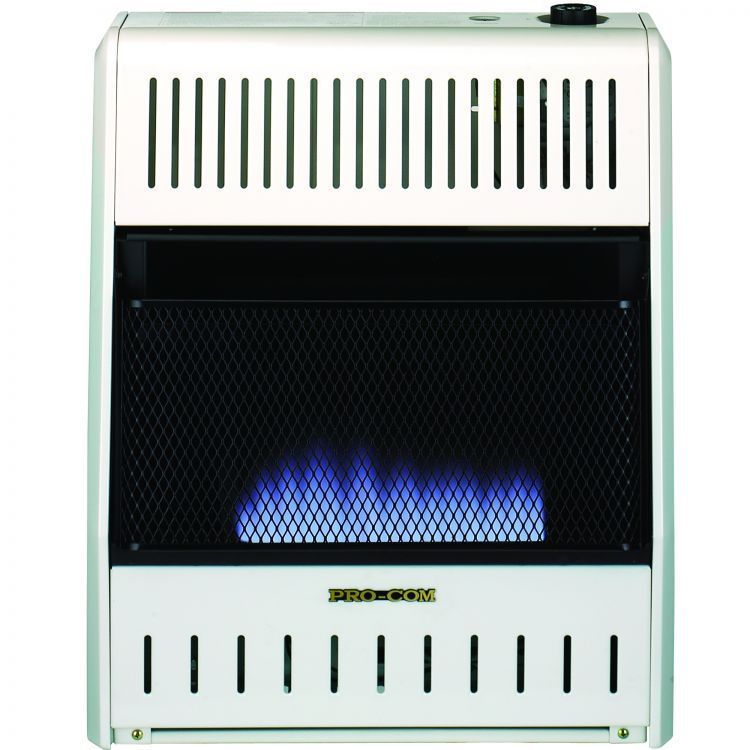 ProCom 20000 BTU Dual Fuel Vent Free Blue Flame Heater with Blower 